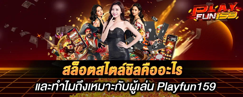 สล็อตสไตล์ชิลคืออะไร และทำไมถึงเหมาะกับผู้เล่น Playfun159